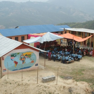 Bamboo School in Bal Prativa Village