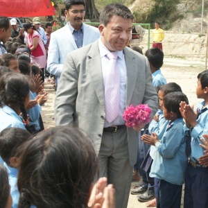 Welcoming of H.E. Mr. Miloslav Stašek, Ambassador and Mr. Vishnu Kumar Agarwal, Honorary Consul